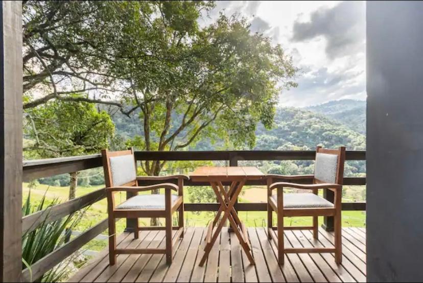 Cabana Sassafras Com Hidromassagem Alfredo Wagner Exterior foto