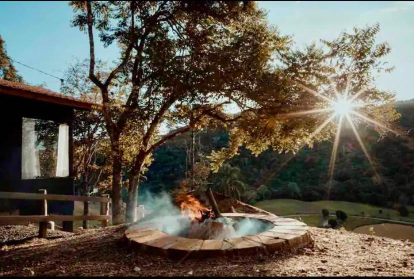 Cabana Sassafras Com Hidromassagem Alfredo Wagner Exterior foto